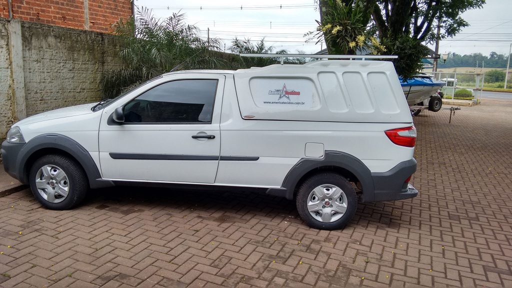 Capota de Fibra para Fiat Strada